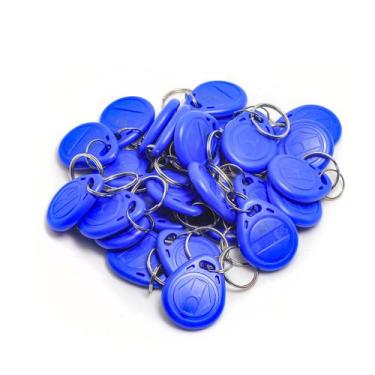 Imagem de Kit 10 Chaveiro Tag Para Controle Acesso Portaria Cor Azul - Safesoft