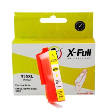 Imagem de Cartucho de Tinta Compatível para 934xl 935xl Marca X-Full para Impressora 6230 6830 (Amarelo, 16 ml)