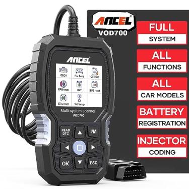 Imagem de ANCEL VOD700 Scanner OBD2 para todos os sistemas para leitor de código de carro Volvo Ferramenta de digitalização de diagnóstico de função completa ABS injetor de sangramento óleo ETC SRL BMS EPB TPMS Ferramenta de redefinição