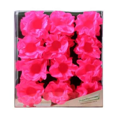 Imagem de Forminha Happy Papel Seda Neon Rosa - Maxiformas