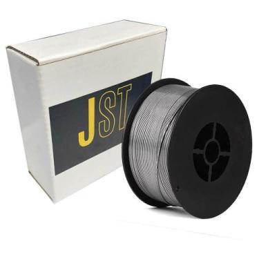 Imagem de Arame para solda mig - 0,80mm - 1kg - sem gás - jst