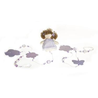 Imagem de Pingente De Cortina Lilás Quarto Bebê Infantil (Par) - Potinho de mel