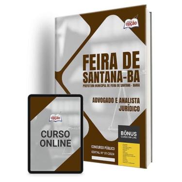 Imagem de Apostila Pref Feira de Santana BA 2024 Advogado/Analista Jud - Apostil