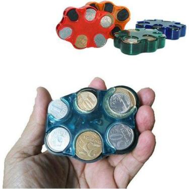 Imagem de Porta Moedas Niquel de  Bolso Suporte Organizador 7,5cm 1un - Budeplas