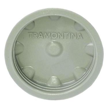 Imagem de Tampão Condulete PVC 1 Tramontina, Cinza