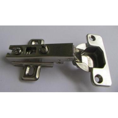 Imagem de Dobradiça de Pressão Reta 35mm com 6 Peças Zincado - Fixser