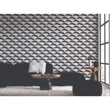 Imagem de Papel De Parede Adesivo Losango 3d - Resitank