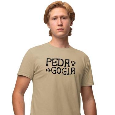 Imagem de Camisa Camiseta Masculina Estampada Pedagogia 100% Algodão Fio 30.1 Pe