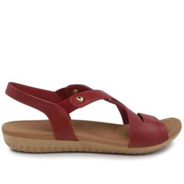 Imagem de Sandália Em Couro Feminino Usaflex