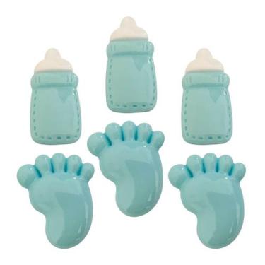 Imagem de Charms Apliques para Decoração Baby Menino (6 Un) - Redelease