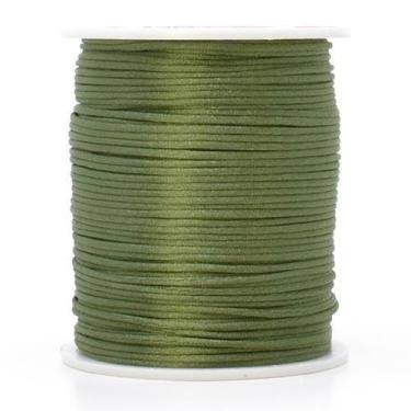 Imagem de Cordão de Cetim Rabo de Rato 1mm 50 Metros - Círculo, 5368 MILITAR