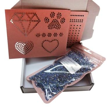 Imagem de Genio Cristal Strass Hotfix de cristal ss10 em massa 14400 PCS com modelos, fita de transferência. Strass de ferro bruto 100 para artesanato DIY, roupas, camisetas personalizadas, tecido e decoração