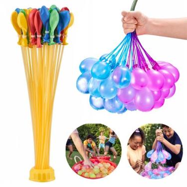 Imagem de 37 Bexigas Balão Com Enchedor De Água Kit Water Balloons - Pais & Filh
