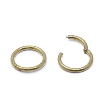 Imagem de Piercing Argola Articulada Click 1.2mm em Titânio Anodizada Várias Cor