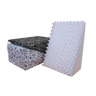 Imagem de Travesseiro Almofada Triangular Encosto Conforto Estampas Variadas - N