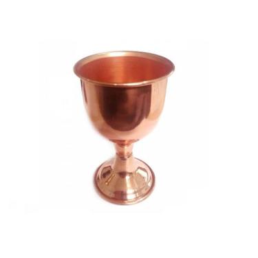 Imagem de Taça Cálice Cobre Puro G 12cm 150ml - JTA, Cobre