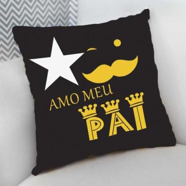 Imagem de Almofada Decorativa Cheia c/ Zíper Pais Loucos por Futebol - Deluzz, E