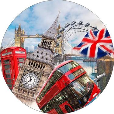 Imagem de Painel De Festa Redondo 1,50x1,50 - Volta ao Mundo Londres Realista 01