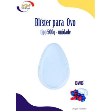 Imagem de Blister para ovo tipo 500g unidade - BWB - páscoa, chocolate, bombom, 