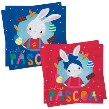 Imagem de Guardanapo de Papel Brilho de Páscoa - 20 folhas - Cromus Páscoa - Riz