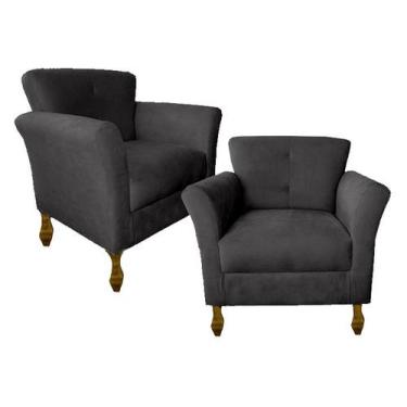 Imagem de Poltrona Mia Decorativa Confortável Para Recepção Clínica Psicologia -