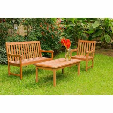 Imagem de Poltrona Ipanema 58 em Madeira Mestra Móveis, Stain Nogueira