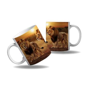 Imagem de Caneca Presente Savana Leão Design Geek Nerd Rei da Savana 1 - Enjoy S