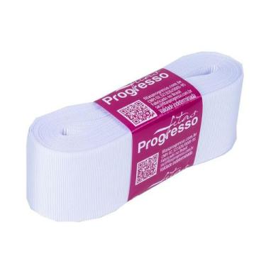 Imagem de Fita Gorgurão Progresso 38mm nº9 - 10m Cor 201 Branco - 01 unidade - F