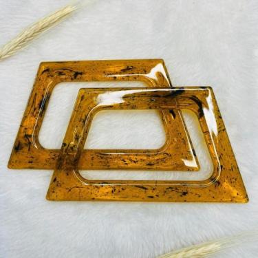 Imagem de Alça de Resina Trapézio (PAR) lançamento - Elegance Armarinho e Aviame