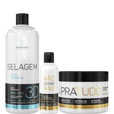 Imagem de Borabella Selagem 3D 1L + Não Chore 90ml + Pratudo 300g
