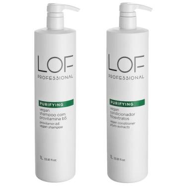 Imagem de Kit Shampoo + Condicionador Purifying Vegan 1 Litro - LOF