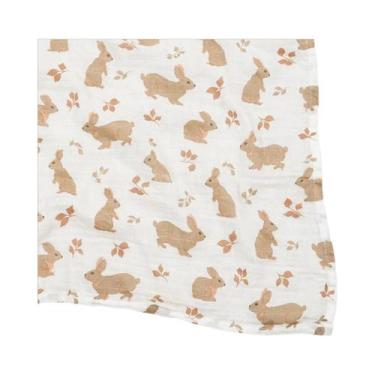 Imagem de Swaddle de Musselina para Bebê Recém-Nascido - 100% Algodão, 2 Camadas