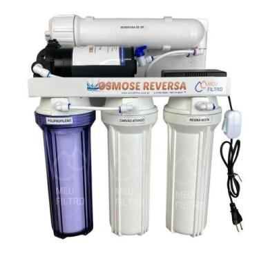Imagem de Osmose Reversa - 4 etapas/75GPD - Com bomba - Meu filtro