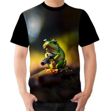 Imagem de Camiseta Camisa Ads  Sapo Rã Perereca Anfíbios - Fabriqueta, P