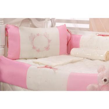 Imagem de Kit Berço Americano Menina Borboleta 9 Peças com Saia - Baby Mel Enxov
