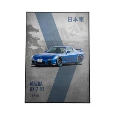 Imagem de Nissan Skyline GT-R R34 JDM Supercar Pôster De Parede Para Impressão M