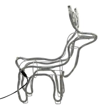 Imagem de Armação De Rena Macho De Led Média Ilumine Seu Natal Com Estilo 220V