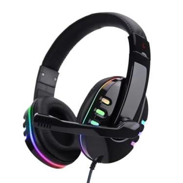 Imagem de GAMEPRO LED Gaming Headphones, Noise Isolating in Line Mic and Volume Wheel, Compatible with PS4, PS5, Xbox, Switch, PC