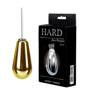 Imagem de Cone vaginal de pompoar metal dourado 32g - hard