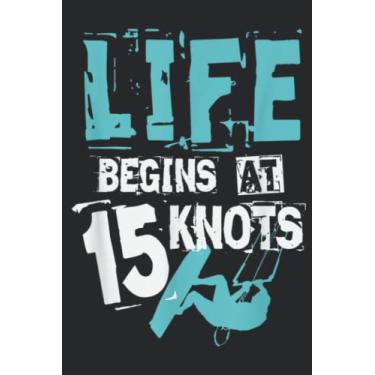 Imagem de Kiteboarding Pretty Kitesurfing Gift 15 Knots Kiteboarder Meme: Lined Journal Notebook To Do Schedule, Medium 6x9 Inches, 100 Pages, Printed Cover