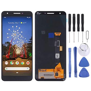 Imagem de tela Tela LCD OEM para Google Pixel 3A com Montagem Full (Black) substituição da tela