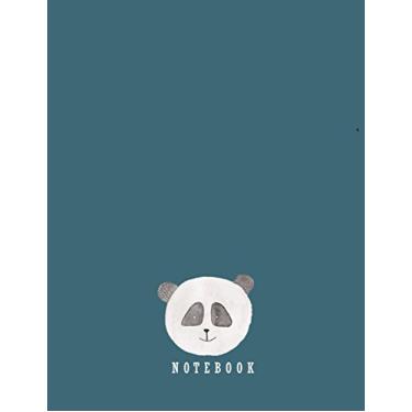Imagem de Notebook: Cute panda on green cover and Dot Graph Line Sketch pages, Extra large (8.5 x 11) inches, 110 pages, White paper, Sketch, Draw and Paint: 3