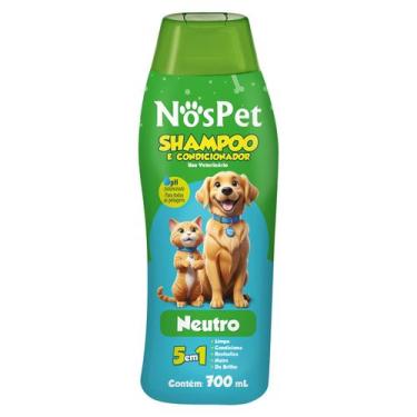 Imagem de Shampoo Para Cães e Gatos Pet Nospet 5Em1 Neutro 700ml