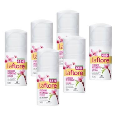 Imagem de 6UN Desodorante La Flore Roll On Flor Cerejeira 50ml Davene (6)