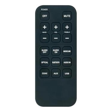 Imagem de 996510058532 996510059073 Controle remoto substituído adequado para Philips Soundbar HTL2150 HTL2160 HTL2100 HTL2101A HTL2111A HTL2101A/05 HTL2101A/79 HTL2111A 01A/12 Sistema de alto-falante de barra