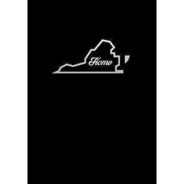 Imagem de Virginia Is HOME Composition Notebook: (7x10 120-Page College-Ruled State Outline with HOME in Center)