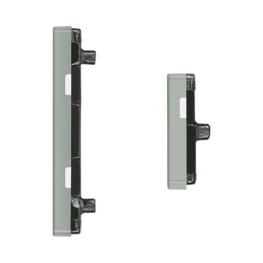 Imagem de BESJMYT Para Samsung Galaxy S22 Botão Ultra Power e Botão de Volume Substituição Botão Lateral Botão Liga/Desliga e Botão de Volume Modelo de Substituição: SM-S908U SM-S908U1 Verde