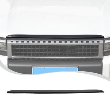 Imagem de LLKUANG Acabamento de capa decorativa de motor de carro compatível com Toyota Land Cruiser 250 1958 Prado J250 LC250 2024 2025 ABS faixa de destaque para grade dianteira acessórios de modificação