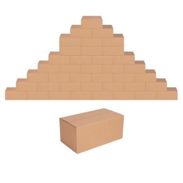 Imagem de Edenseelake Pacote com 40 Caixas de Remessa de 9 X 5 X 4", Pequenas Caixas de Papelão para Embalagem, Mudança, Correio, Marrom
