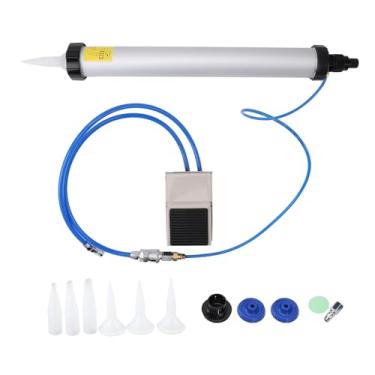 Imagem de Pistola de Calafetagem Pneumática, Aplicador de Cartucho de Calafetagem Pneumático Eficiente Portátil de Liga de Alumínio, Ferramenta de Calafetagem Pneumática para Decoração de